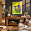 Rainbow Llama Trio Modern - Print-136632410-136632415