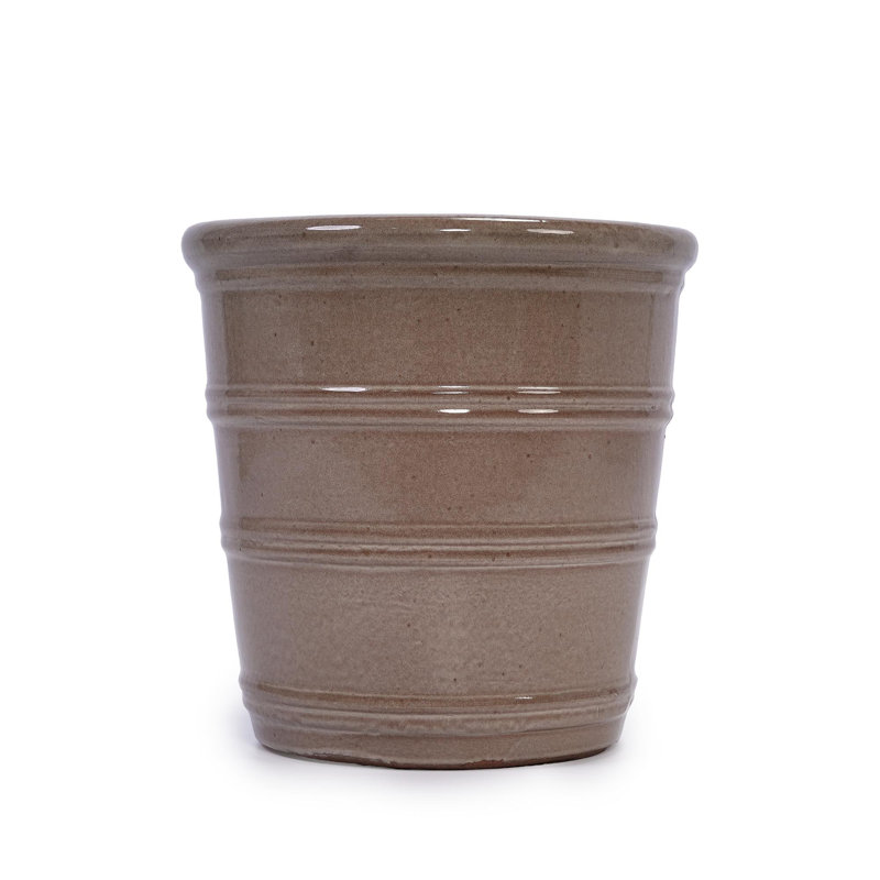 High quality ceramic flowerpot, Antique Yellow