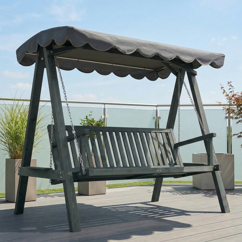 Porch Swing with Canopy, 205cm