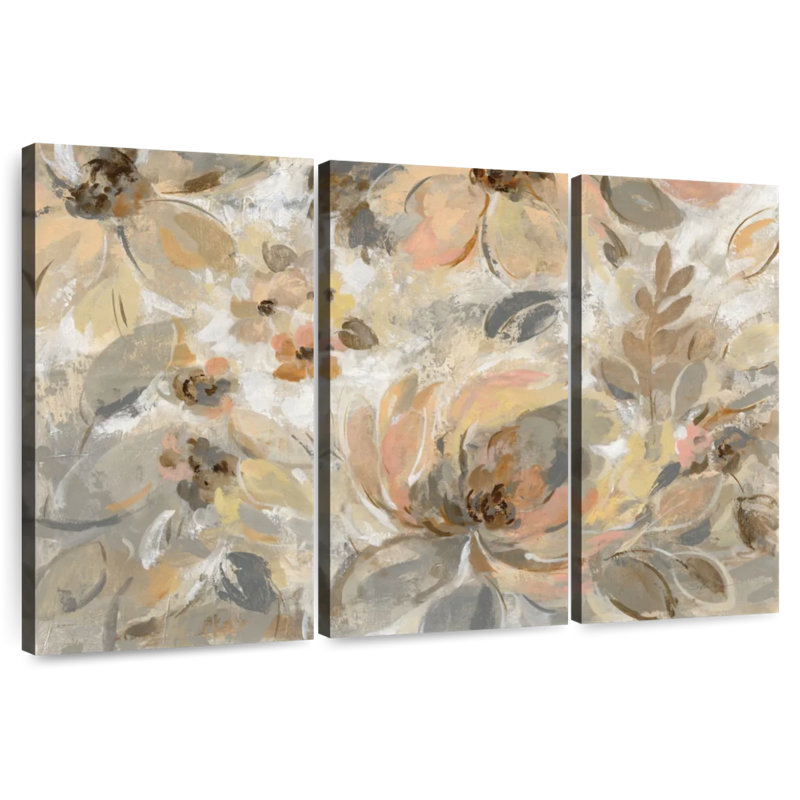 Avery ivoire floral, H 20 po x l 33 po