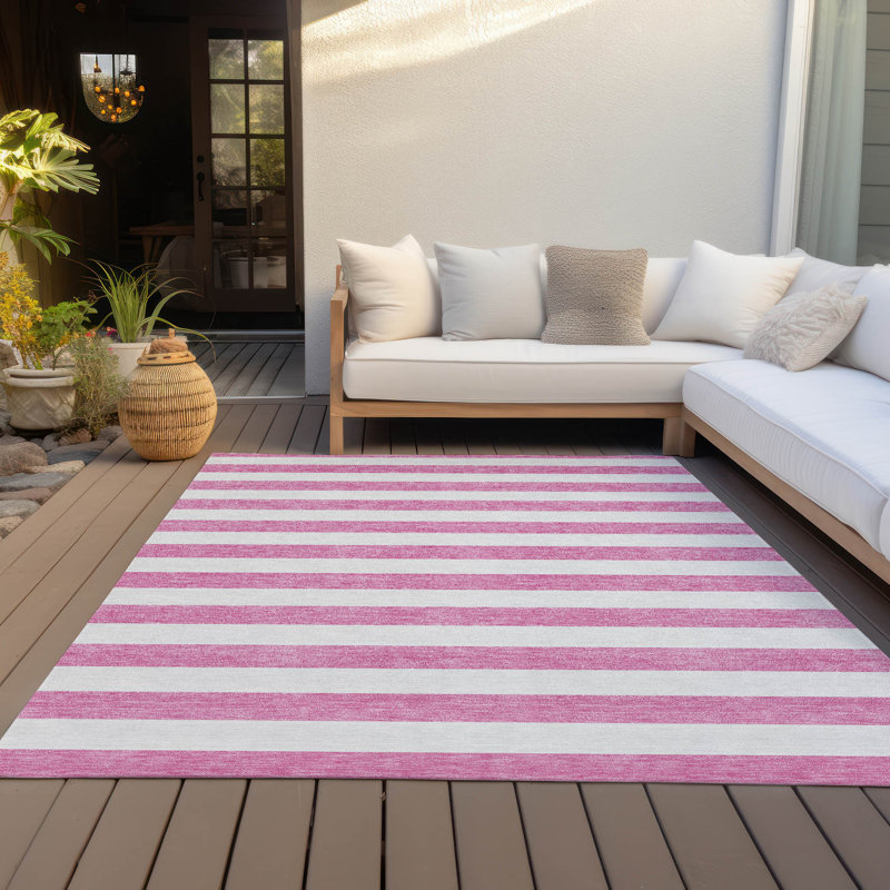 Tapis intérieur / extérieur Kinslee, Rectangle 9 pi x 12 pi