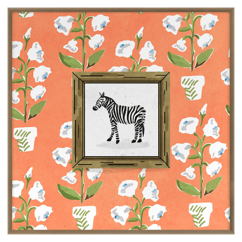 "Mughal Zebra 2" par Gibson, Dana, H 24 po x l 24 po, Doré