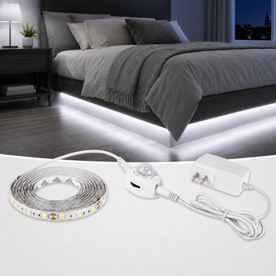 5FT Motion Activated Strip Light LED Night Light with Timer 6500K