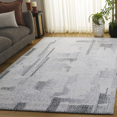 Harvest Hand Tufted Wool Abstract Indoor Rug