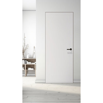 DIY-Friendly Primed Panelled Manufactured Wood Interior Like A Prehung Door