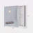 Medicine Cabinet, Mirror, Two External Shelves, Single Door Cabinet, Three Interior Shelves-598971006