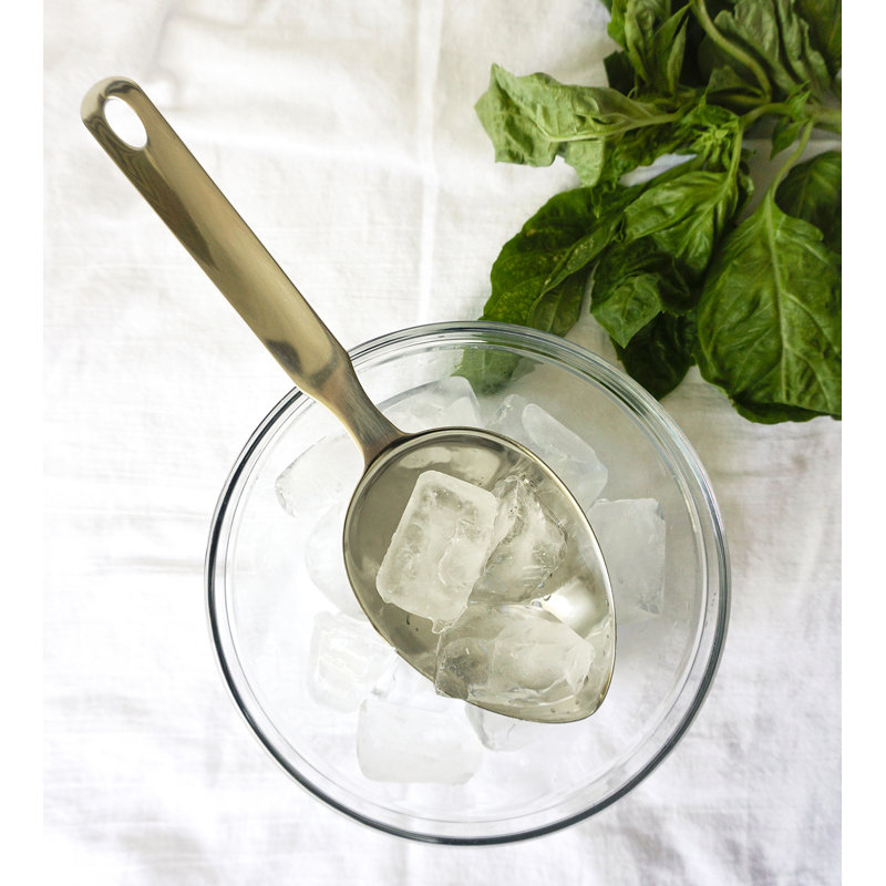 10.25" Stainless Steel Ice Scoop with Drain Holes