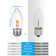 B11 Flame Light Bulbs E26 Base, 1W Led Flickering Bulbs, 2 Modes, Candle Light Bulbs For Chandelier, Ul Listed, 1800K Warm Yellow