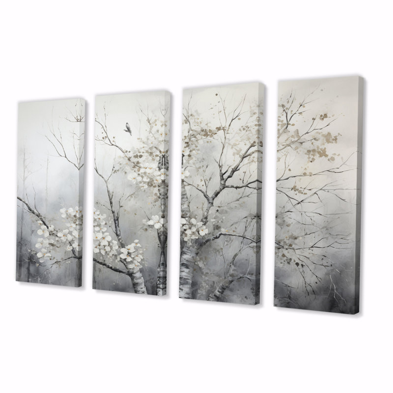 Ensemble de 4 pièces sur fond gris