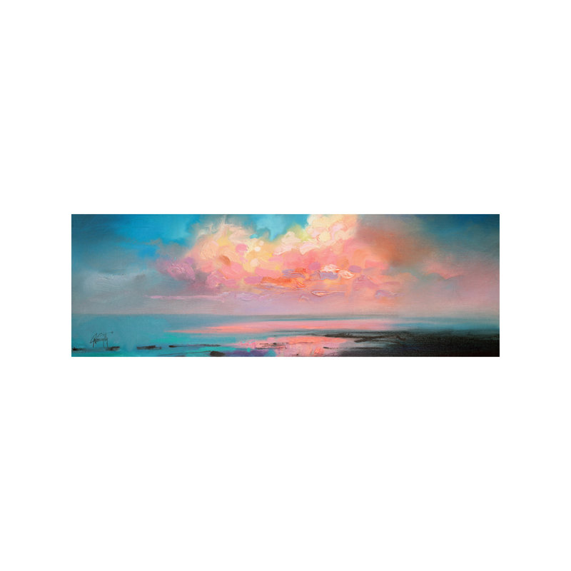 Atlantic Cumulus by Scott Naismith - Wrapped Canvas Panoramic Painting, 30.48 cm H x 91.44 cm W x 3.175 cm D
