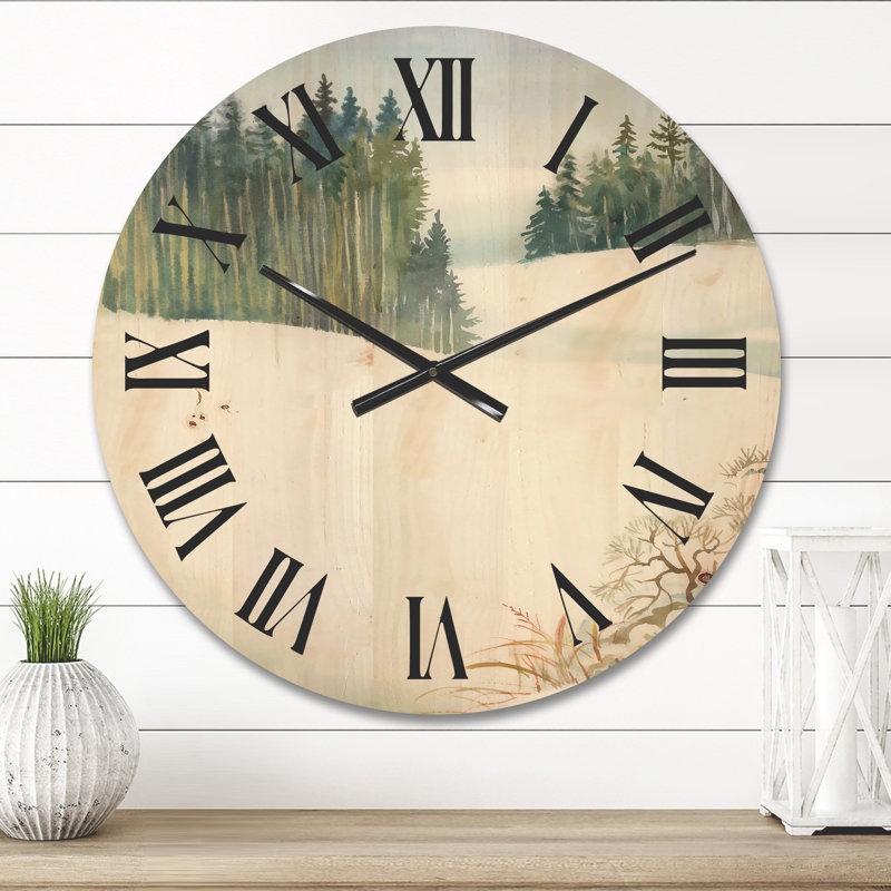 Horloge murale pin, Moyenne