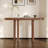 Retro style simple oval console table-1187162566