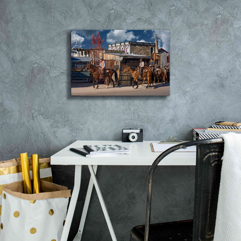 Williams Cowboys - photographie sur toile tendue, H 12 po x l 18 po x P 0,75 po