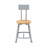 Fixed Height Industrial/Shop Stool with Backrest-86654575