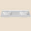 Comptoir de meuble-lavabo de salle de bain double 60 po x l 22 po x P 61 po