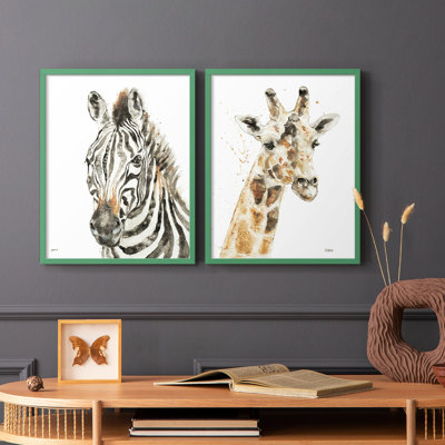Impression encadrée Savannah Ii-Premium - prête à être accrochée - aucun clou requis - aucun clou requis