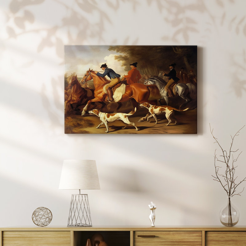 ANIMAL XCVI - Toile tendue avec châssis Premium - Prêt à être accroché, H 32 po x l 48 po