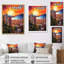 City Maui Popart I - impressions sur toile de paysages urbains-1151314812-1151314809
