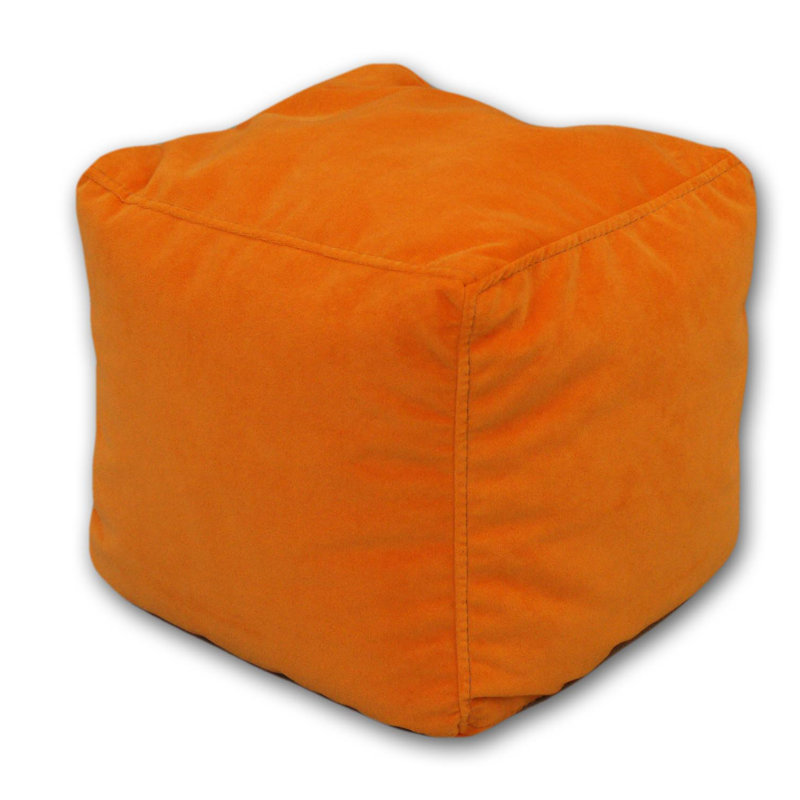 Petit fauteuil poire, Polyester orange atomique
