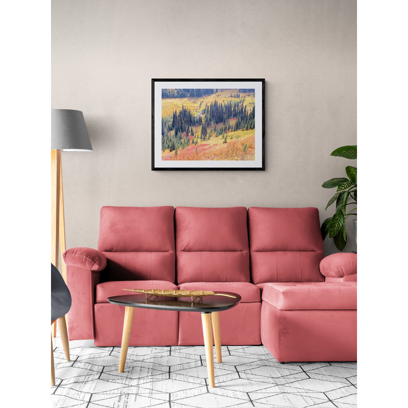 Paradise Valley Autumn Print by Bruce Heinemann, Black Framed Paper, 25.25" H x 31.25" W