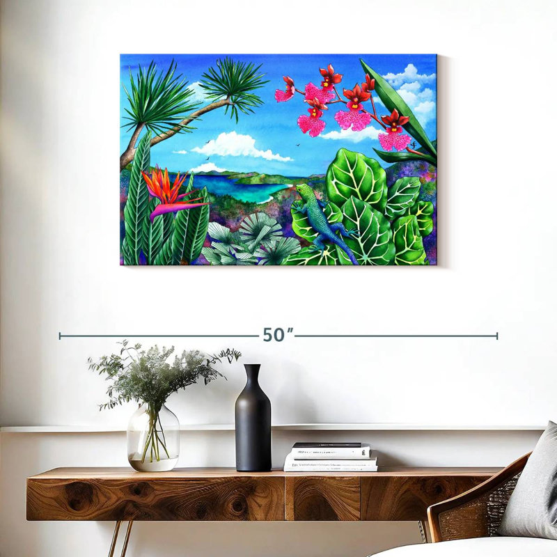 Brampt Lizard Latitudes, 24" H x 36" W