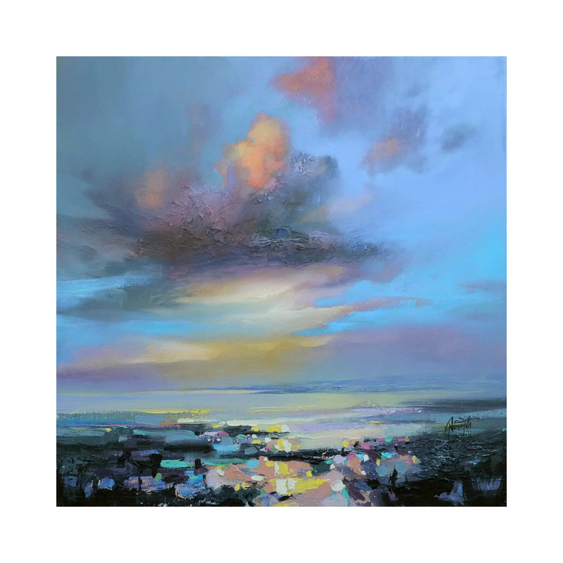 Hebridean Light II by Scott Naismith - Print on Canvas, 30.48 cm H x 30.48 cm W, Wrapped Canvas