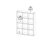 Hyper 12 Cubby Wall Unit, Jackson Hickory