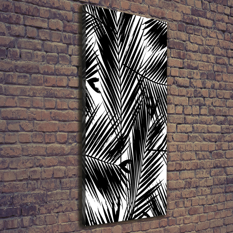 Leaves Of Palm - Wrapped Canvas Print