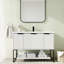 Meuble-lavabo sur pied simple 48 po avec comptoir en résine-113332896-113332897