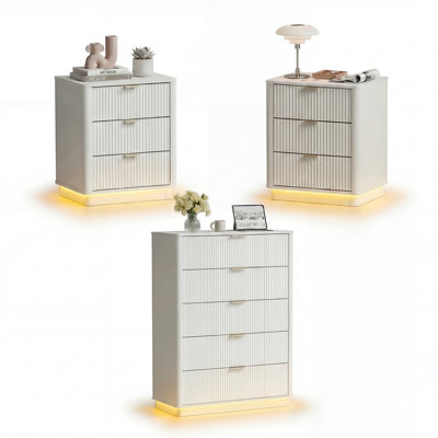 3 Piece Dresser And Nightstand Sets
