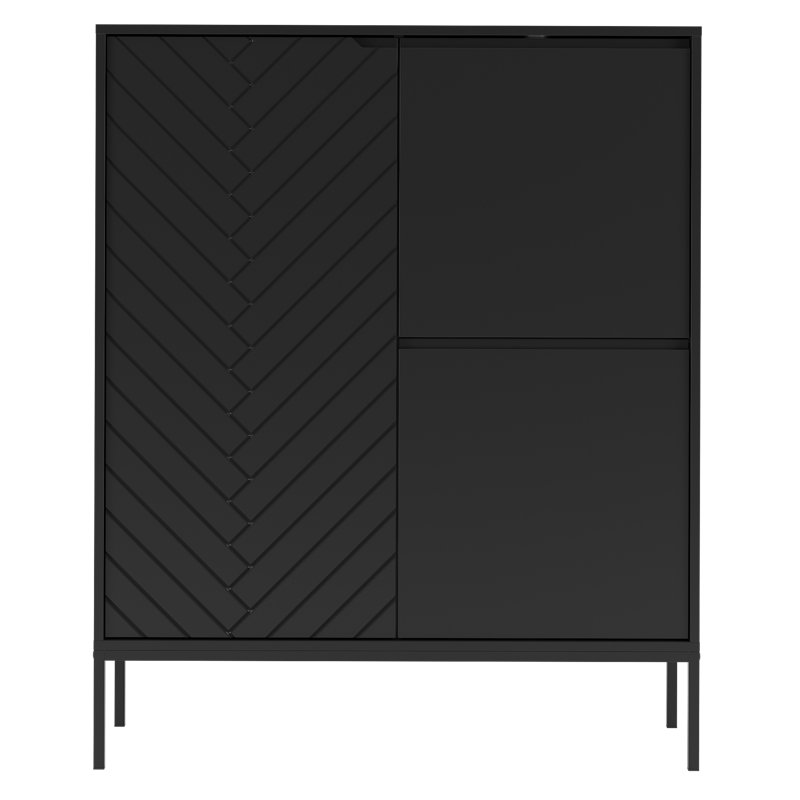 Annyka Square Accent Chest, Black