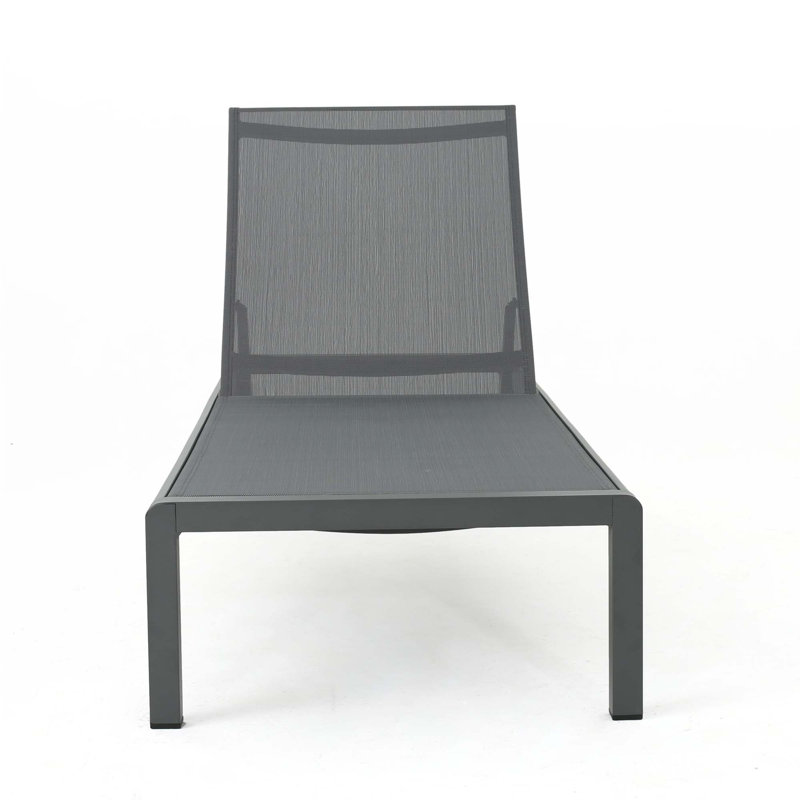 Chaise Lounge, Gray, 1