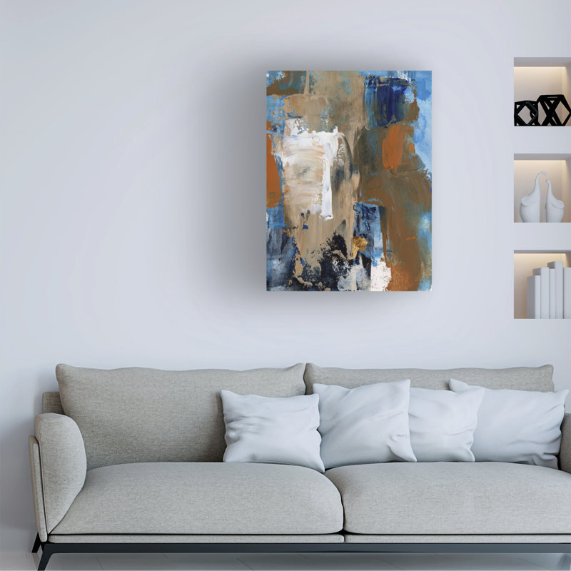 «Wrought Studio ™ Melissa Wang Wave Serenade I», art mural sur toile, H 19 po x l 14 po