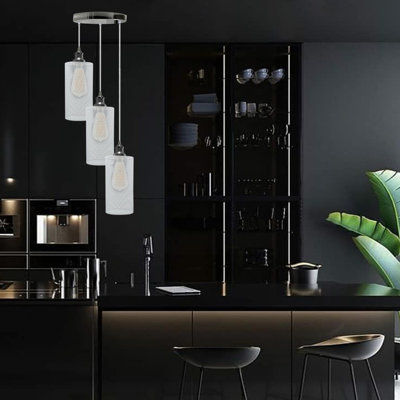 Feguens 3 - Light White Cluster Pendant