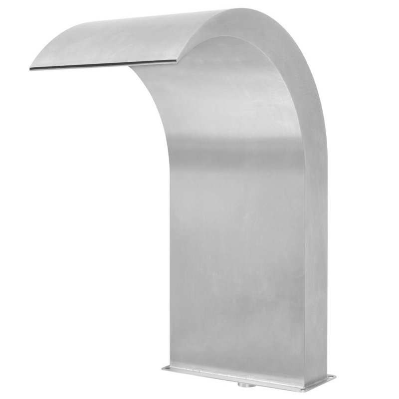 Outdoor Stainless Steel Waterfall Fountain
