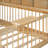 House Bed With Drawers, Side Bookshelf & LED Strip-498526630