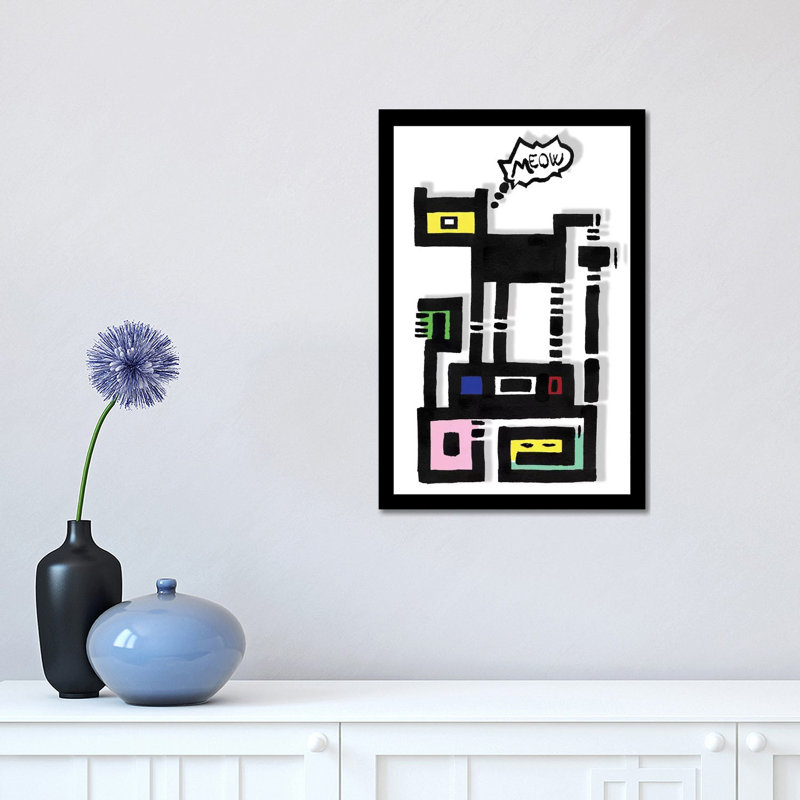 Horny Urban Cat by Barruf - Wrapped Canvas Gallery-Wrapped Canvas Giclée, 30.48 cm H x 45.72 cm W