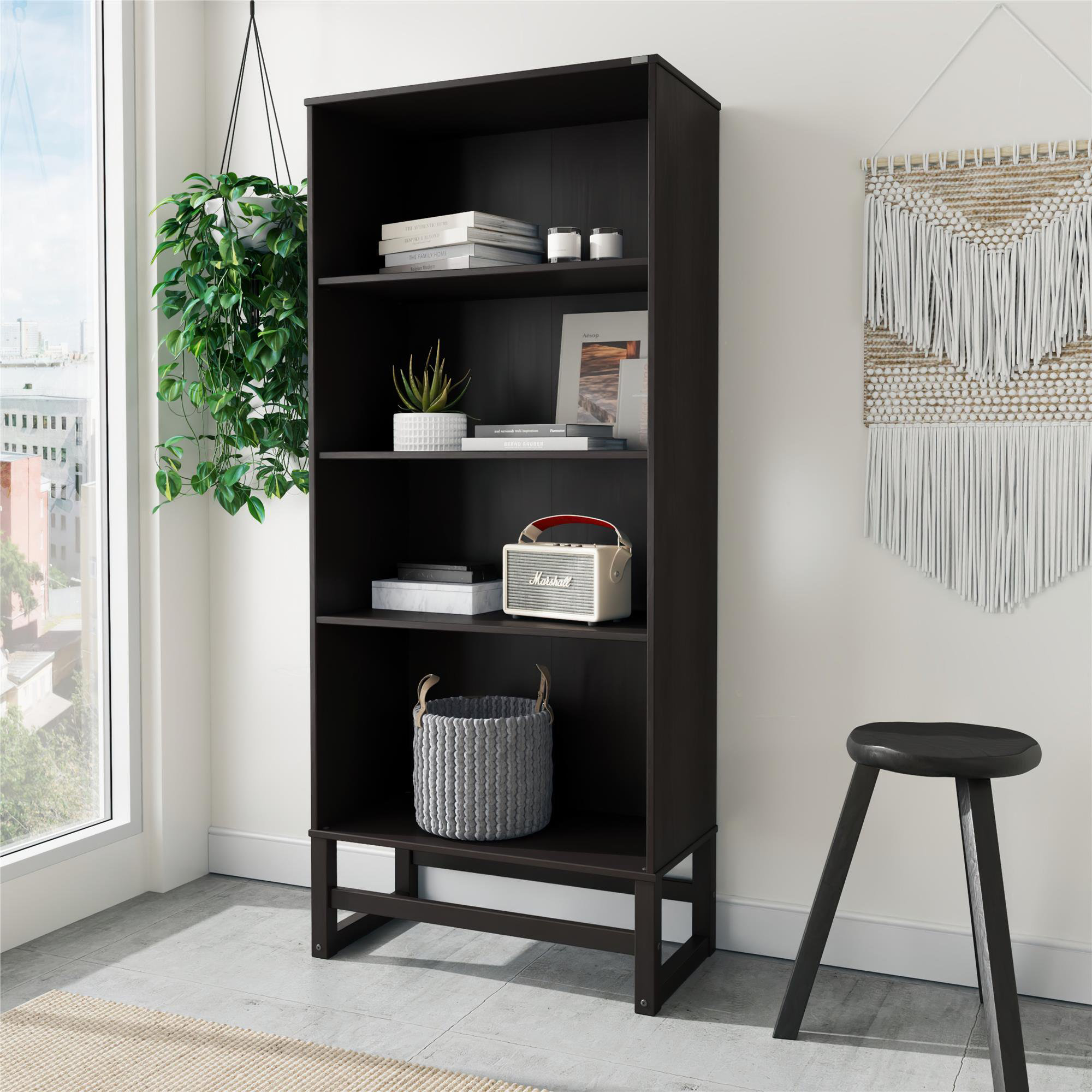 Ren Home Talo 4-Shelf Standard Bookcase | Wayfair