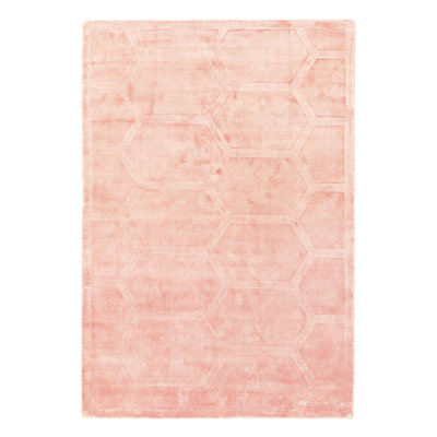 Solid Colour Viscose Hand Woven Area Rug