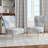 Upholstered Floral Side Chair - Modern floral Accent Chair-90396753