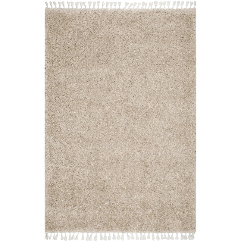 Simms Power Loom Performance Shag Tasseled Rug, Square 8'