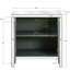Armoire de rangement avec garniture de miroir et forme de diamant, argent pour la vie, salle à manger, entrée, armoire de cuisine avec garniture en verre, salon, entrée, fabrication