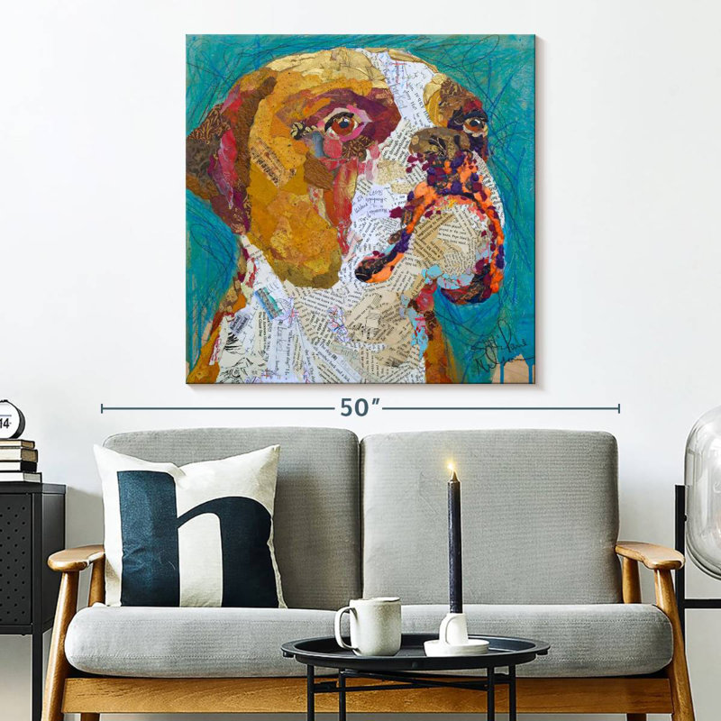 Brampt Beach Boxer, 33" H x 33" W
