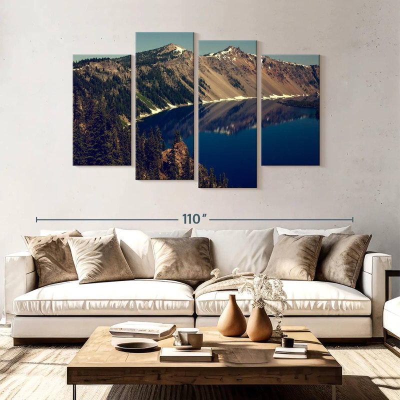 Lac de cratère d'Alvord, Oregon, H 54 po x l 84 po