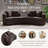 Modular Curved Sofa, 2-Piece Free-Standing Sections, Teddy Upholstery, Foam & Spring Support, No Assembly Couch For Small Spaces-142450535