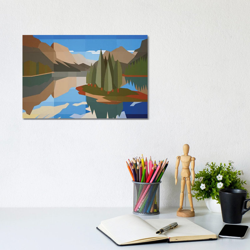 Tree Island by Jun Youngjin - Wrapped Canvas Gallery-Wrapped Canvas Giclée, 20.32cm H x 30.48cm W