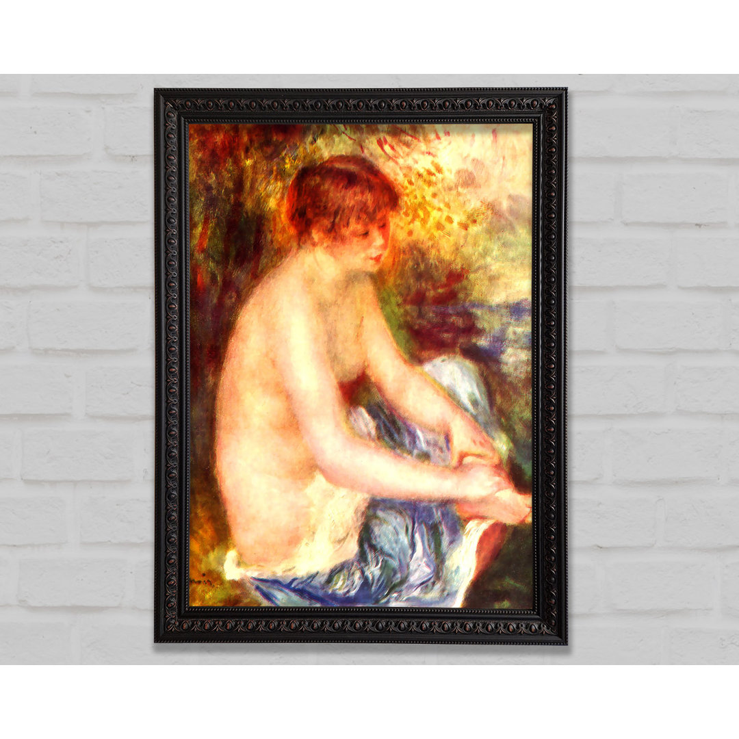 Renoir Nude In Blue - Einzelner Bilderrahmen Kunstdrucke