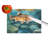Brown Trout Glass Cutting Board Large