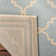 Hardrian Looped/Hooked Aqua/Cream Rug