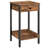 Crellin 27" Tall Iron Nightstand with Storage-717611810